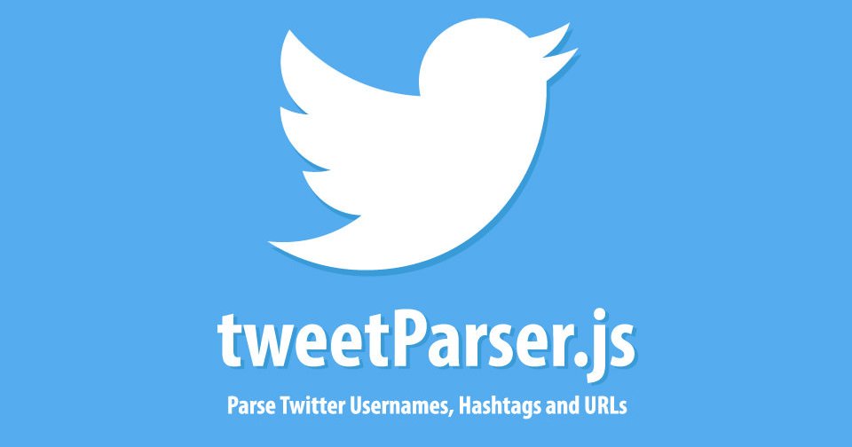 Parse Twitter Usernames, Hashtags and URLs